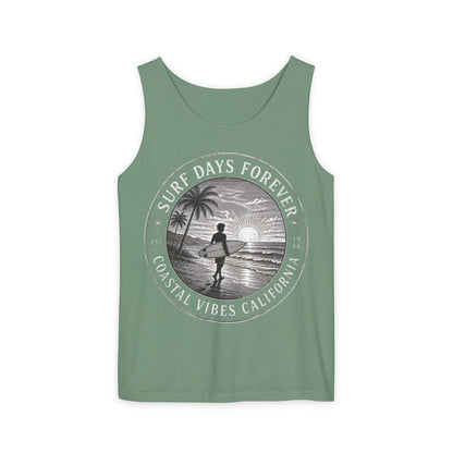 Surf & Beach Collection | Ocean Vibes Series - Surf Days Forever, Tank top - CaliPride Clothing