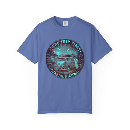 Surf & Beach Collection - Ocean Vibes Series, Surf Trip Vibes, T-shirt - CaliPride Clothing
