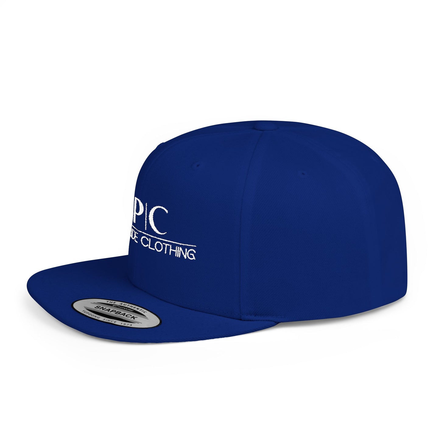 West Coast culture, Flat Bill Snapback | Embroidered Circular Badge - CP | C Elite, CaliPride Clothing