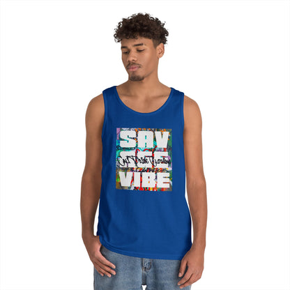Urban Underground Collection - Savage Vibe Graffiti Block series - Multicolor Tank Tops | CaliPride Clothing