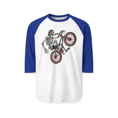 Skate & Surf Raglan Collection - Ride Til' I Die, Graphic Raglan Tee — CaliPride Clothing