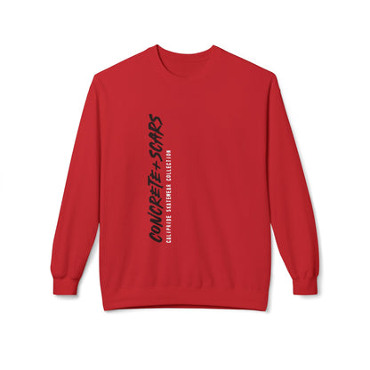 Concrete & Scars Skatewear Collection - Vertical Logo, Graphic Sweatshirt — CaliPride Clothing