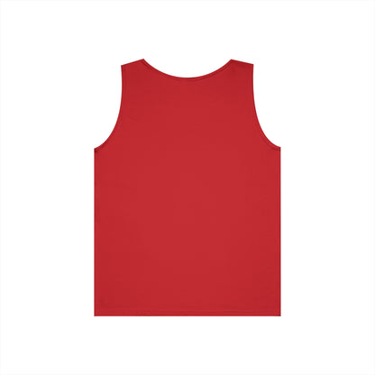 Retro Sun and Palms Silhouette Graphic Tank Top
