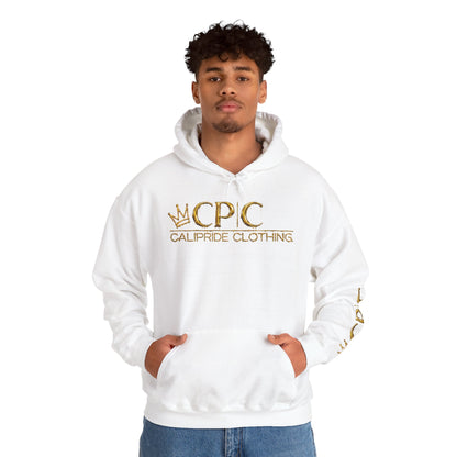 Urban Underground Collection | West Coast State of Mind series - Gold Drip Gangsta' Hoodie, Sugar Skull | CaliPride Clothing