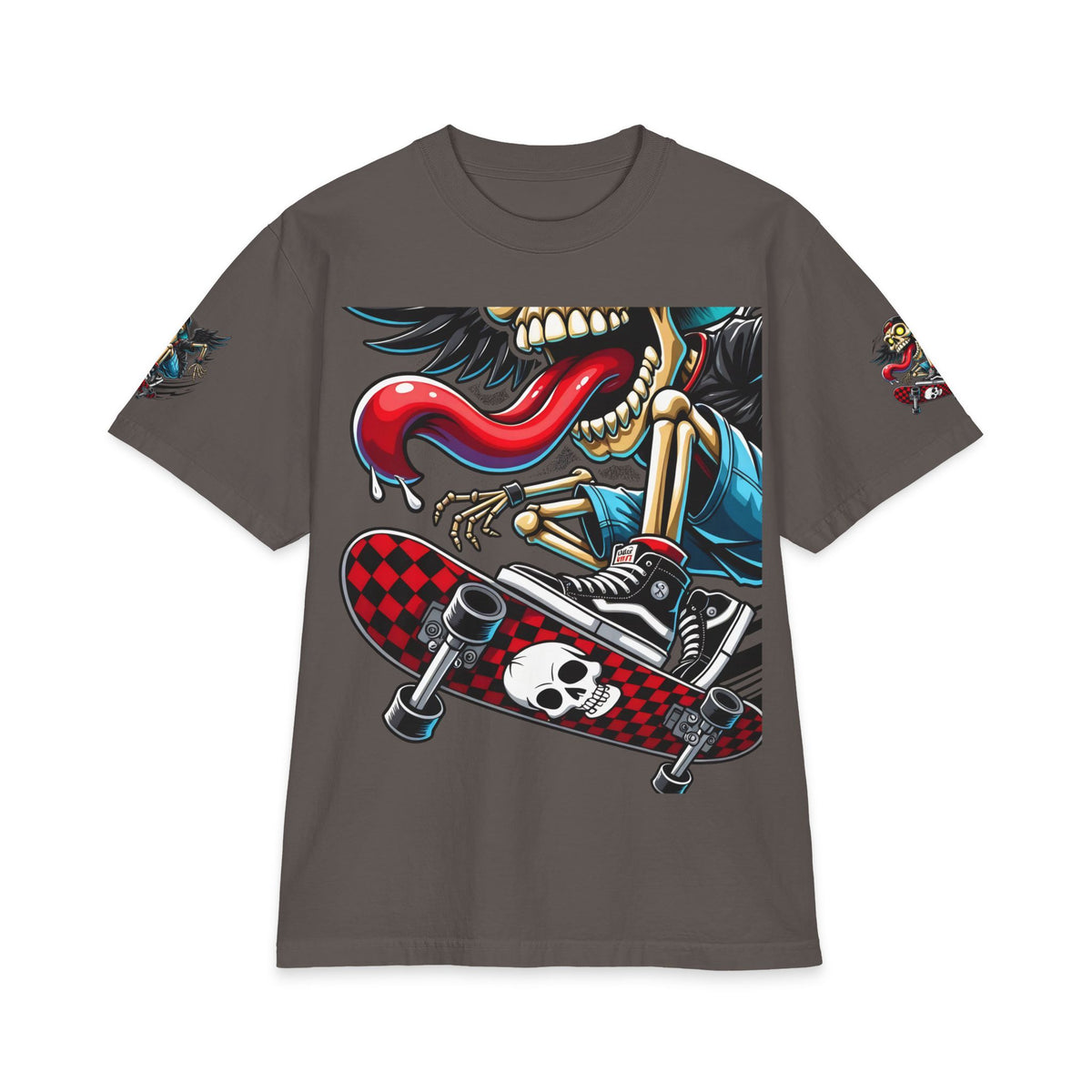 Urban Underground Collection - Neon Drip, Tongue Out, Graphic 4-way T Shirt - CaliPride Clothing
