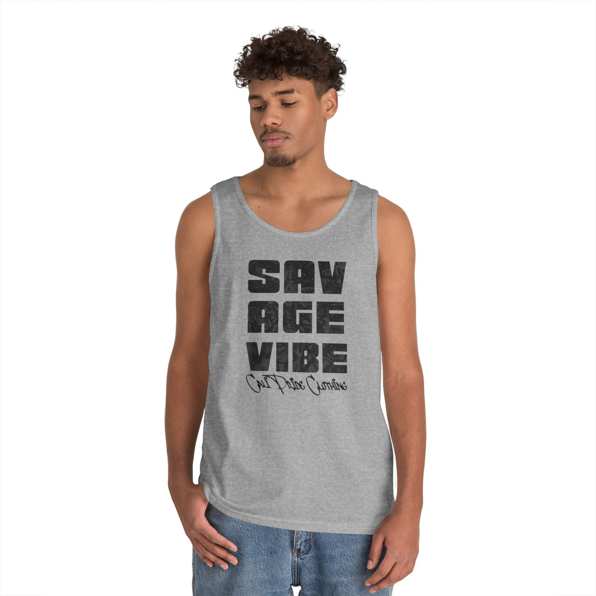 Urban Underground Collection - Savage Vibe Graffiti Block series - Multicolor Tank Tops | CaliPride Clothing