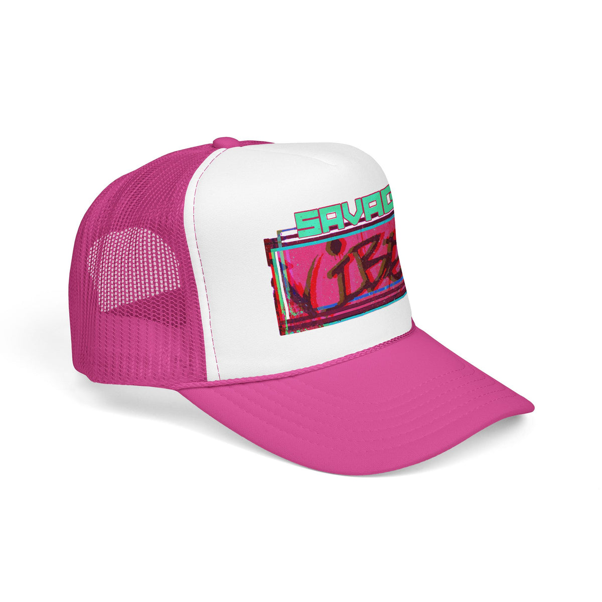 Urban Underground Collection - Bold & Big Color Vibes, Savage Vibe Foam Trucker Hat – DFT printing