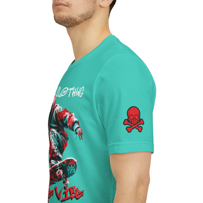 Skate & Surf Collection - Savage Vibe Skater Graphic T-Shirt - CaliPride Clothing