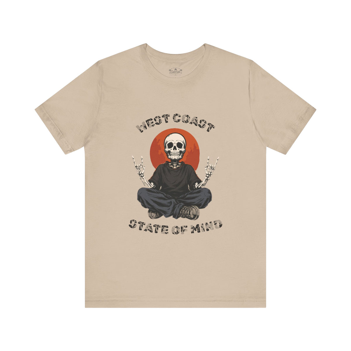 Skate & Surf Collection - Zen to the Bone, Vintage Skeleton Graphic T-Shirt — CaliPride Clothing