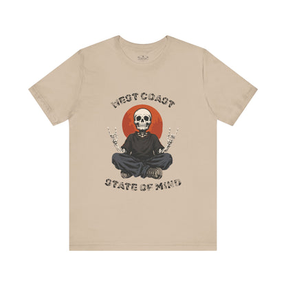 Skate & Surf Collection - Zen to the Bone, Vintage Skeleton Graphic T-Shirt — CaliPride Clothing