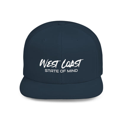 Urban Underground Collection - West Coast State Of Mind, Flat Bill Snapback Hat, Embroidered - CaliPride Clothing
