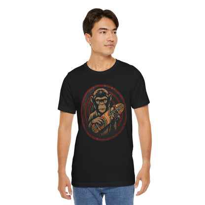 Skate & Surf Collection - Chimpin' Around, Graphic T-Shirt - CaliPride Clothing
