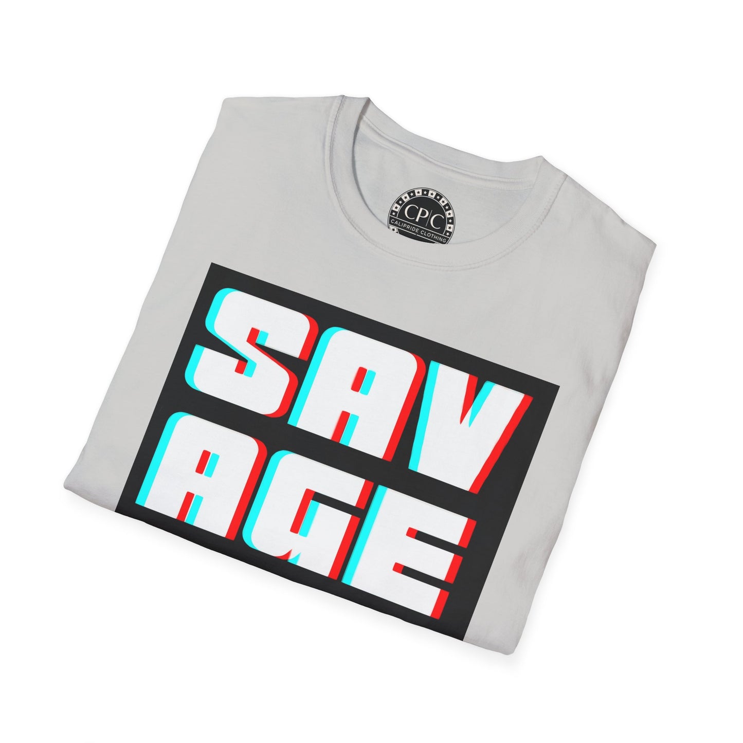 "Savage Vibe Graffiti Block" Series, 3D Anaglyph T Shirt — CaliPride Clothing