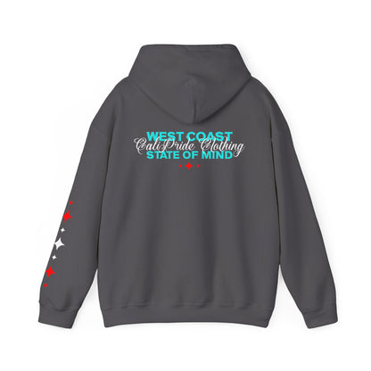 The Elite Collection - Elite Society, West Coast State of Mind, Premium Hoodie - CaliPride Clothing