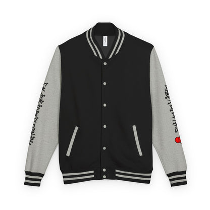 Urban Underground Collection - Savage Vibe, Bone Drop Graphic Letterman Jacket | CaliPride Clothing