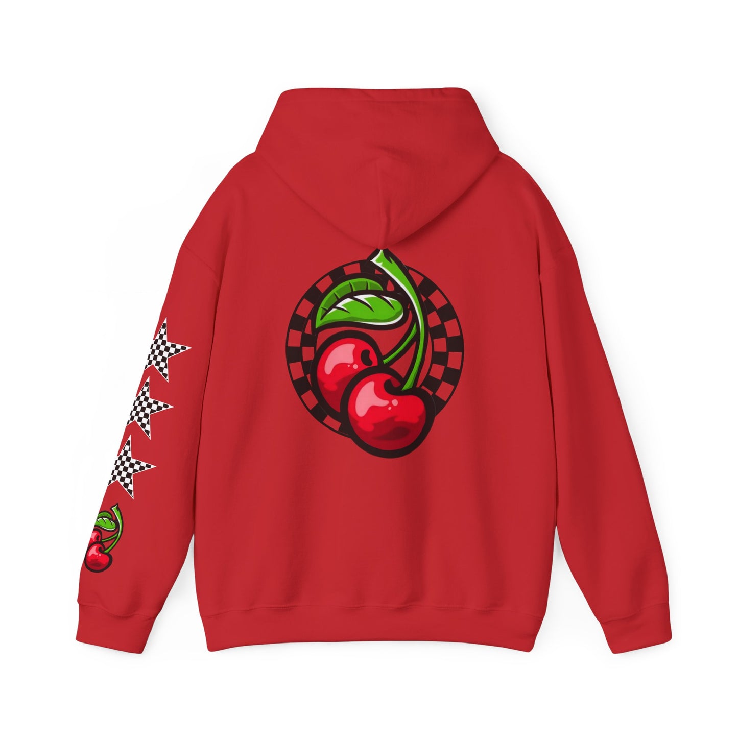 Cherries, Checkers, & Stars Graphic Hoodie | CaliPride Clothing