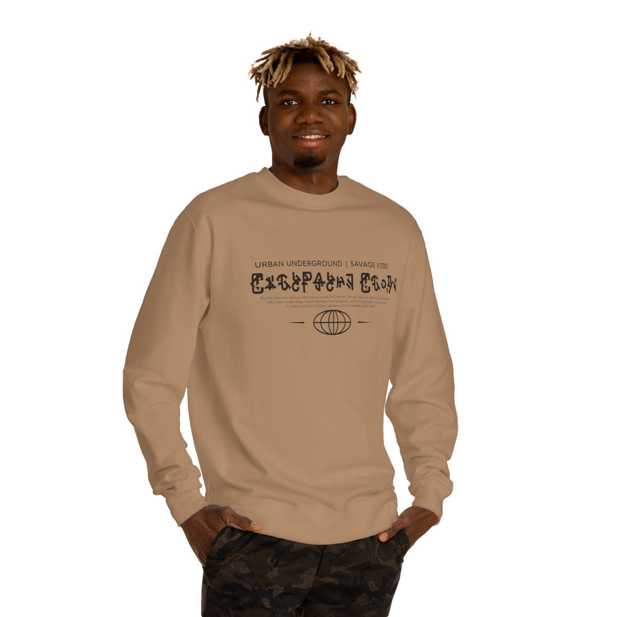 Urban Underground Collection - Savage Vibe, Cyber City, Graphic Premium Sweatshirt — CaliPride Clothing