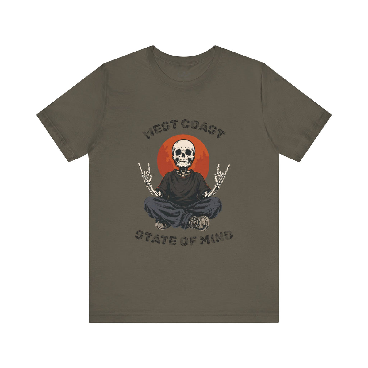 Skate & Surf Collection - Zen to the Bone, Vintage Skeleton Graphic T-Shirt — CaliPride Clothing