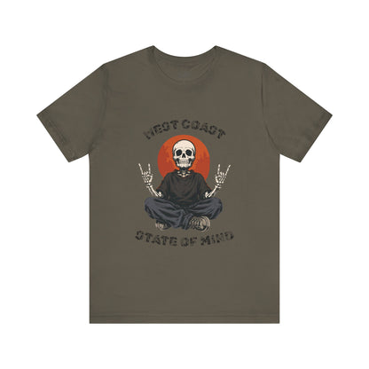 Skate & Surf Collection - Zen to the Bone, Vintage Skeleton Graphic T-Shirt — CaliPride Clothing