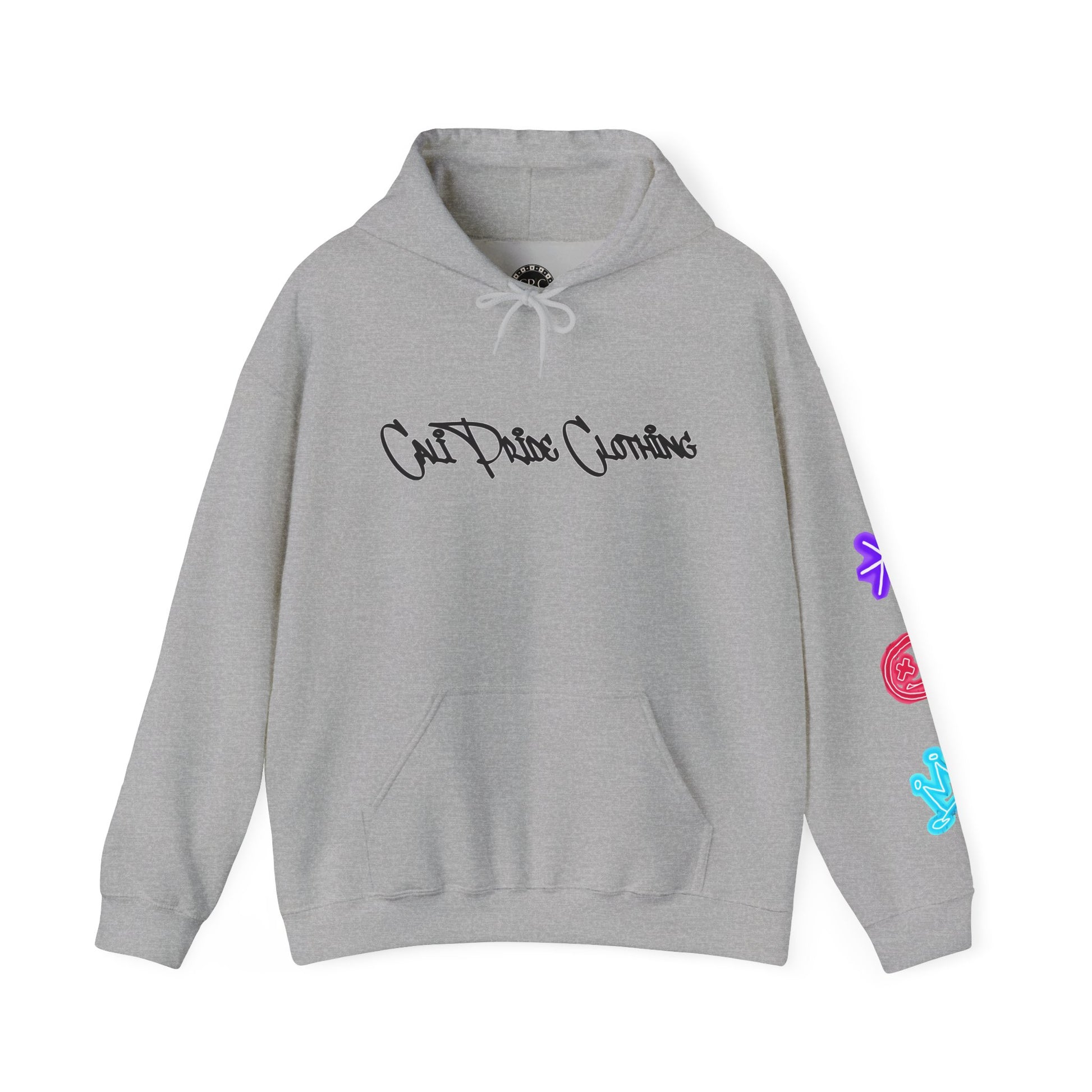 Skate & Surf Collection - Neon Skizzy Skater Graphic Hoodie, multiple colors | CaliPride Clothing