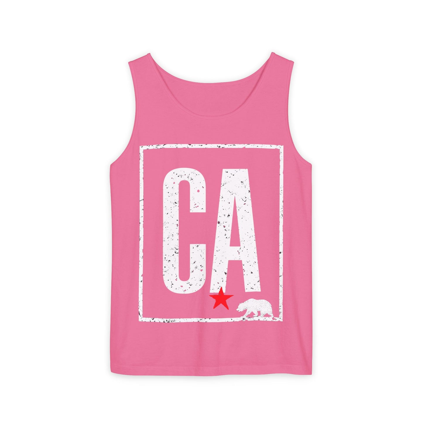 CA State Bear Tank Top | CaliPride Clothing