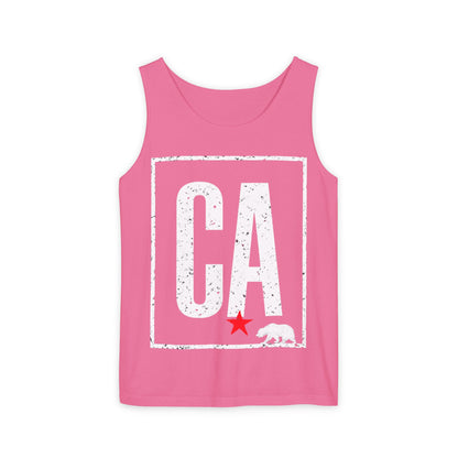 CA State Bear Tank Top | CaliPride Clothing