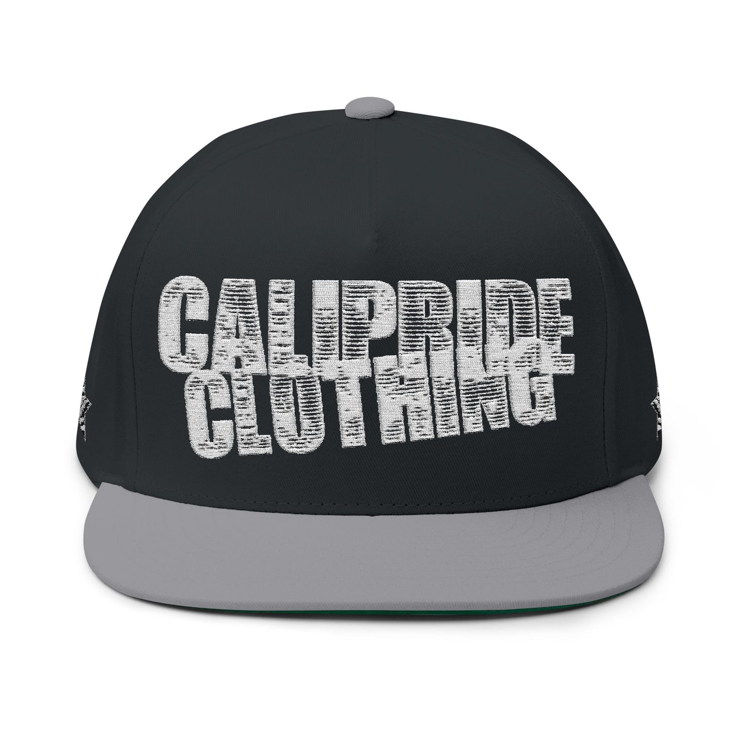 Skate & Surf Collection - CaliPride Clothing Stamp, Flat Bill Snapback, Embroidered - CaliPride Clothing