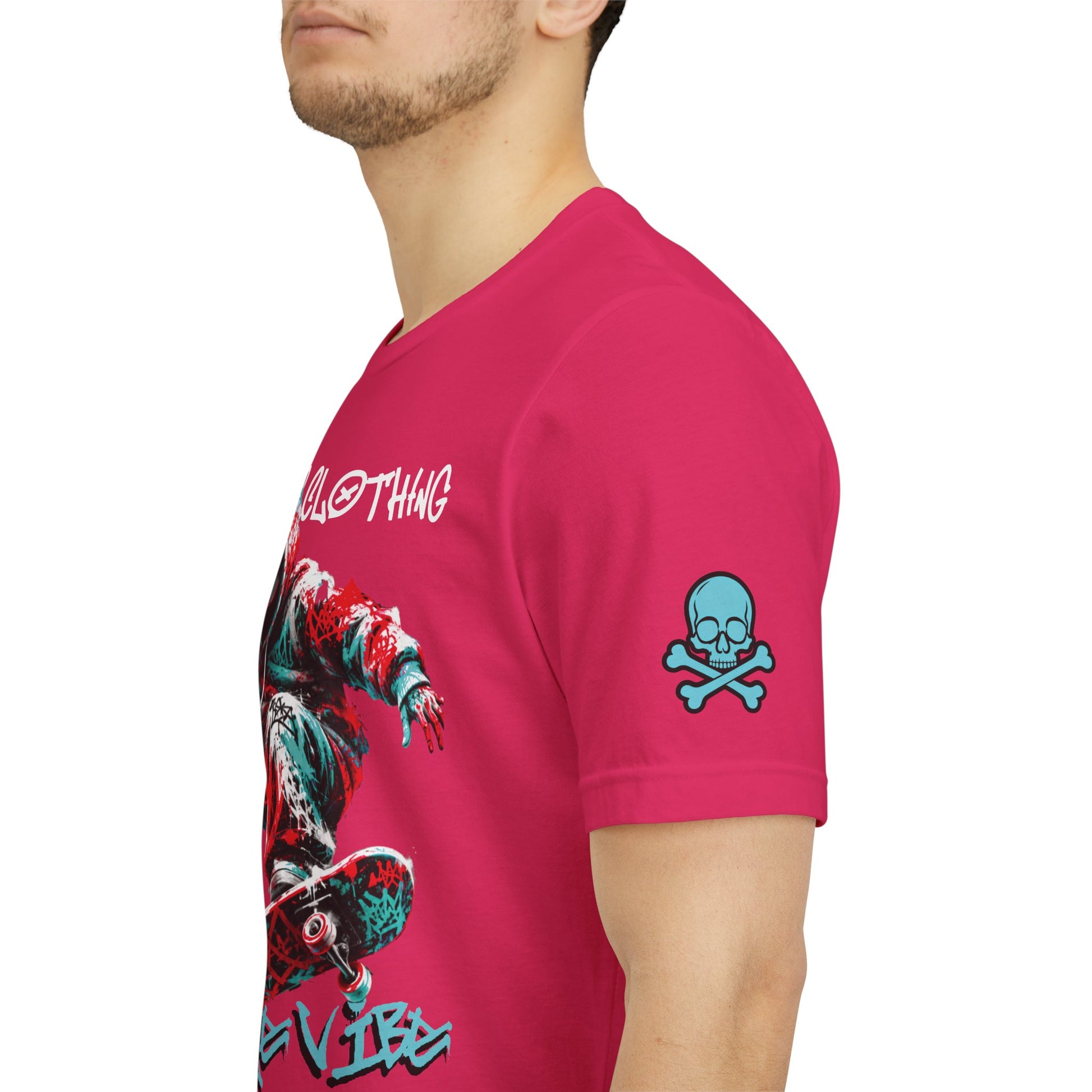 Skate & Surf Collection - Savage Vibe Skater Graphic T-Shirt - CaliPride Clothing