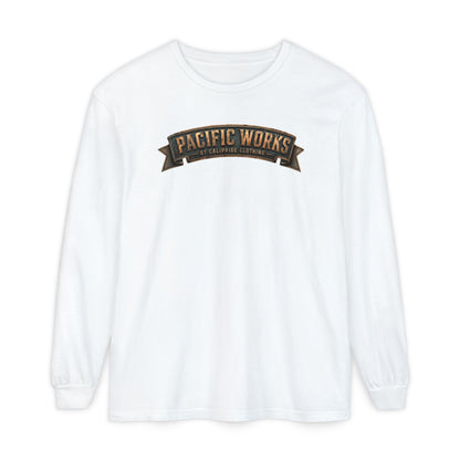 Pacific Works Collection - Signature Logo Long Sleeve T-Shirt - CaliPride Clothing