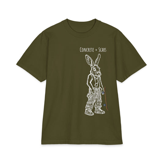 Concrete & Scars Skatewear Collection - Skateboard Bunny, Graphic T-Shirt – CaliPride Clothing