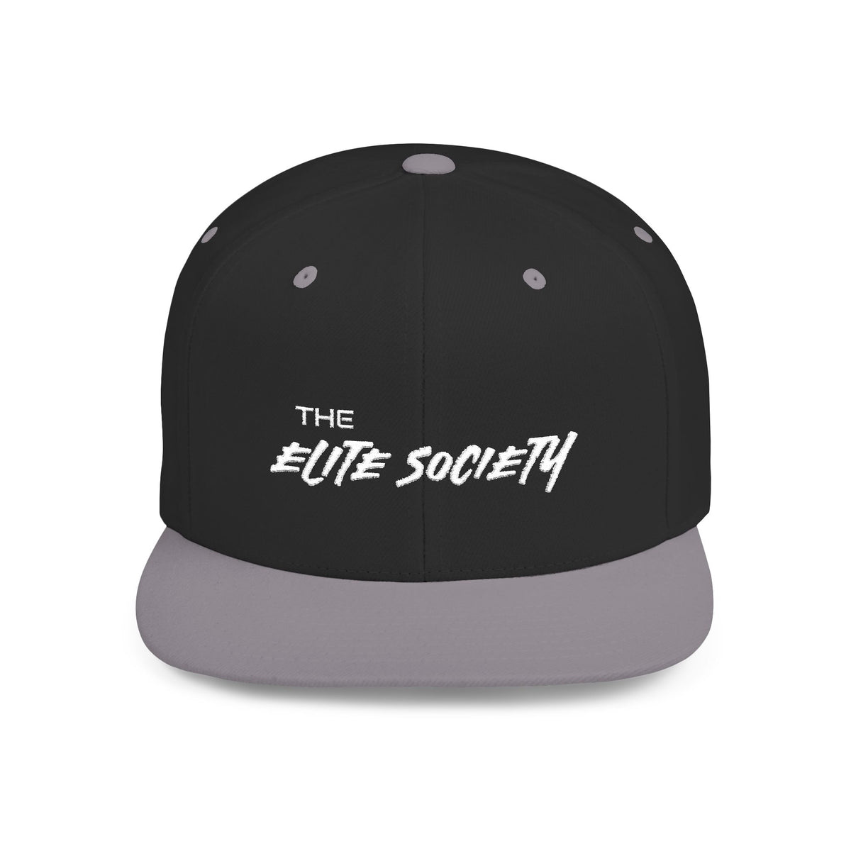 The Elite Collection - Elite Society, Flat Bill Snapback Hat, Embroidered - CaliPride Clothing