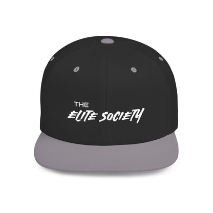 The Elite Collection - Elite Society, Flat Bill Snapback Hat, Embroidered - CaliPride Clothing