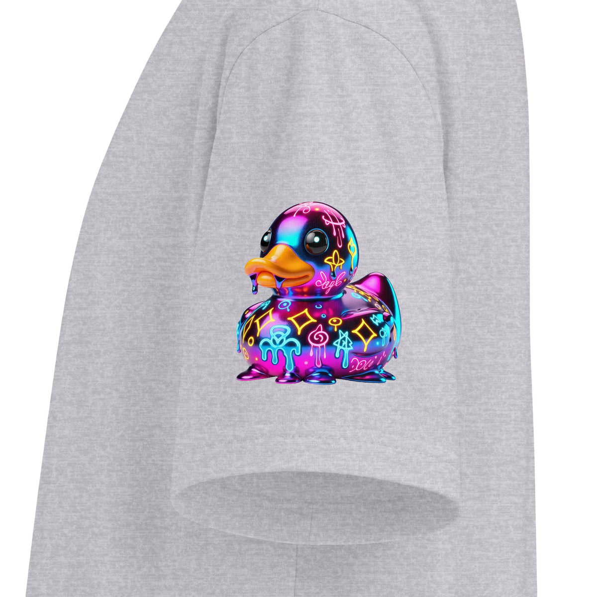 Urban Underground Collection - Neon Drip, Rub'a Ducky, Graphic 4-way T Shirt - CaliPride Clothing