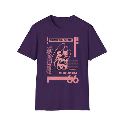 Urban Underground Collection - Savage Vibe, Euphoria 66, Graphic T Shirt - CaliPride Clothing