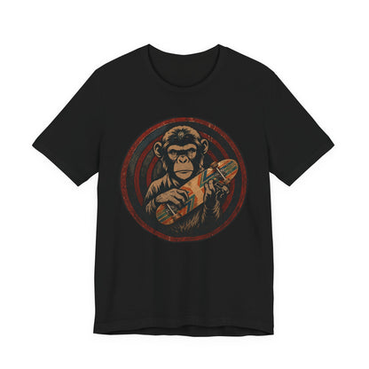 Skate & Surf Collection - Chimpin' Around, Graphic T-Shirt - CaliPride Clothing