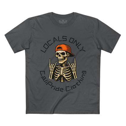 Skate & Surf Collection - Locals Only, Graphic T Shirt - CaliPride Clothing