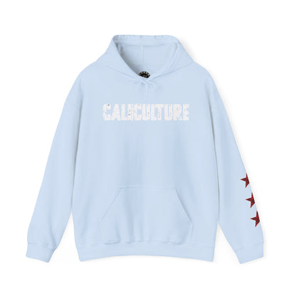 Skate & Surf Collection - CALI | CULTURE, Red Plaid Emblan w Stars Hoodie - CaliPride Clothing