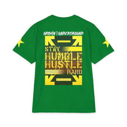Urban Underground Collection - 'Stay Humble, Hustle Hard' double sided Rockstar Graphic T Shirt — CaliPride Clothing