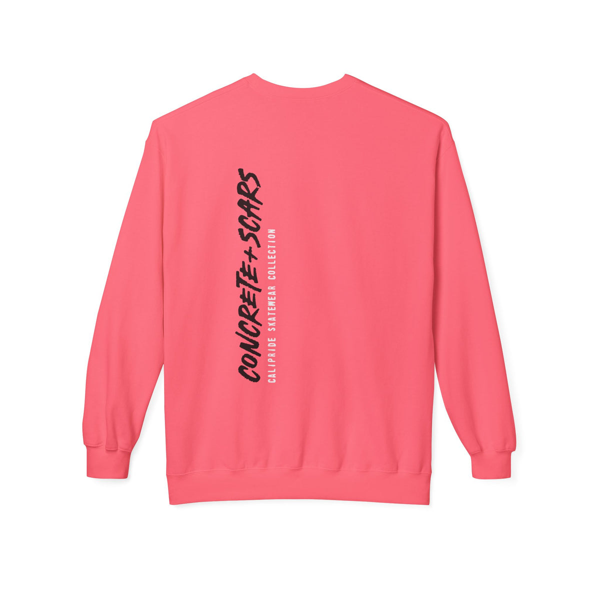 Concrete & Scars Skatewear Collection - Vertical Logo, Graphic Sweatshirt — CaliPride Clothing