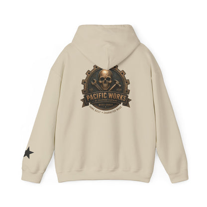 Pacific Works Collection — Signature Logo, Graphic Hoodie - CaliPride Clothing