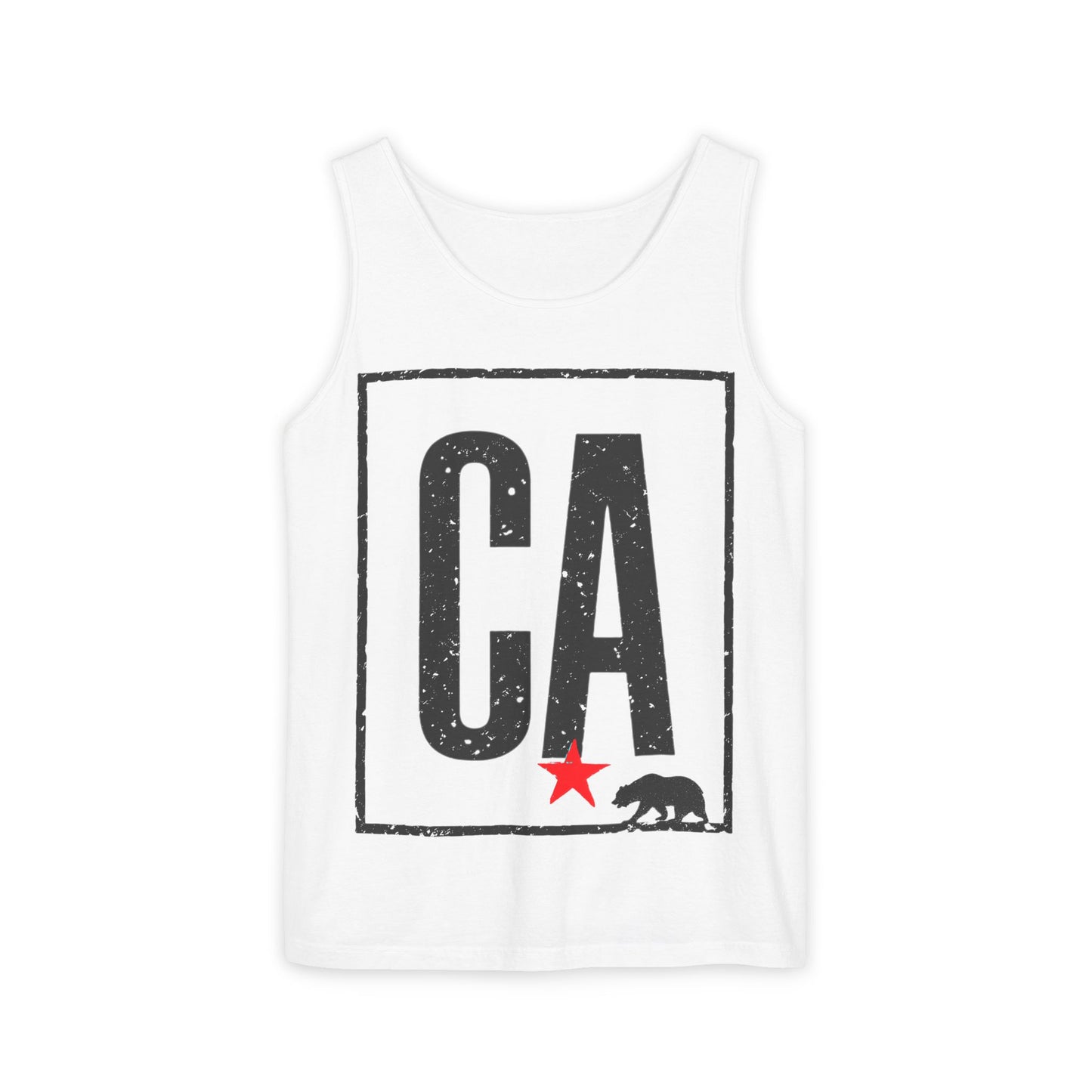 CA State Bear Tank Top | CaliPride Clothing