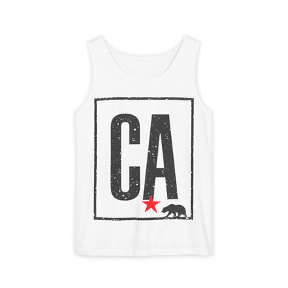 CA State Bear Tank Top | CaliPride Clothing