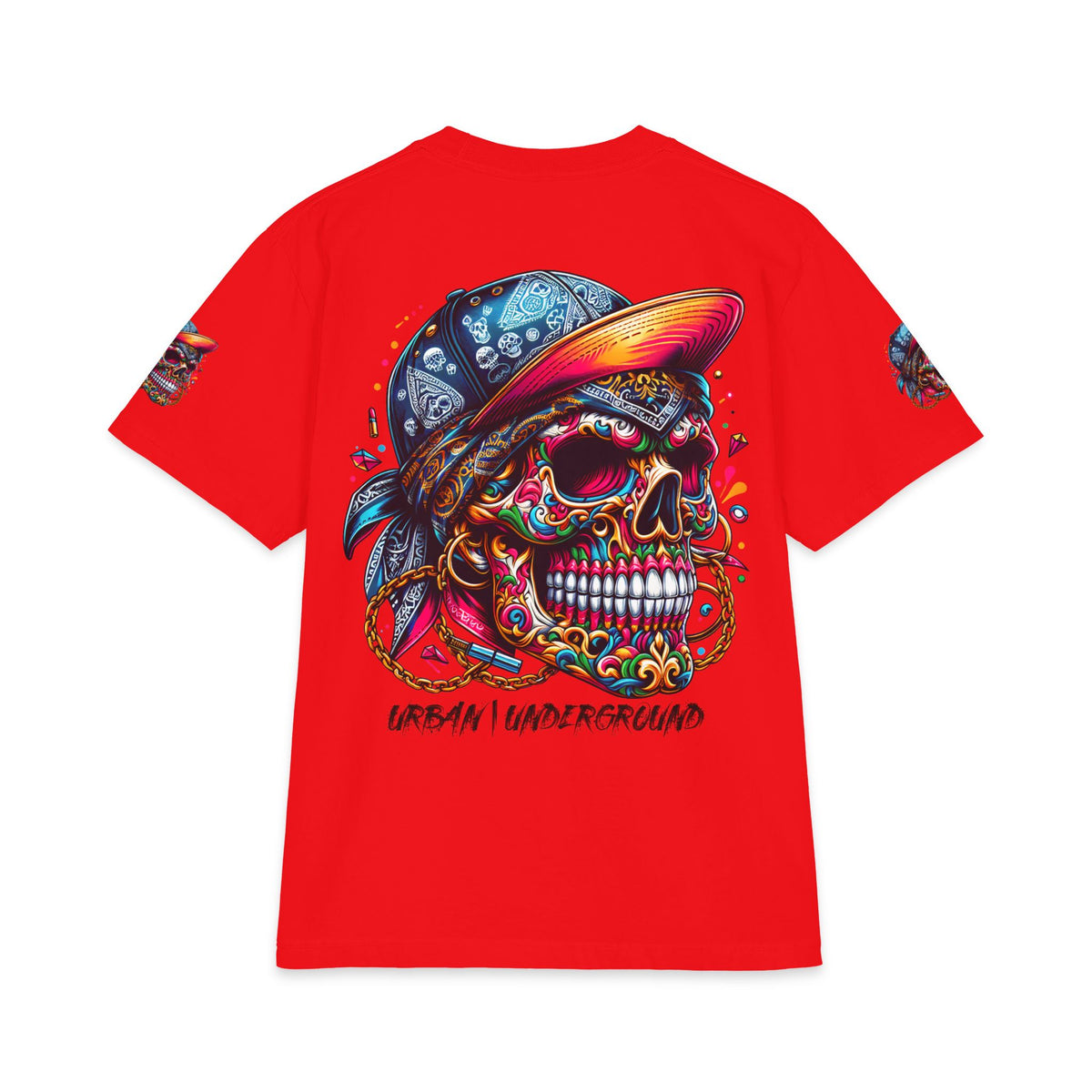 Urban Underground Collection - Neon Drip, Gangsta', Graphic 4-way T Shirt - CaliPride Clothing