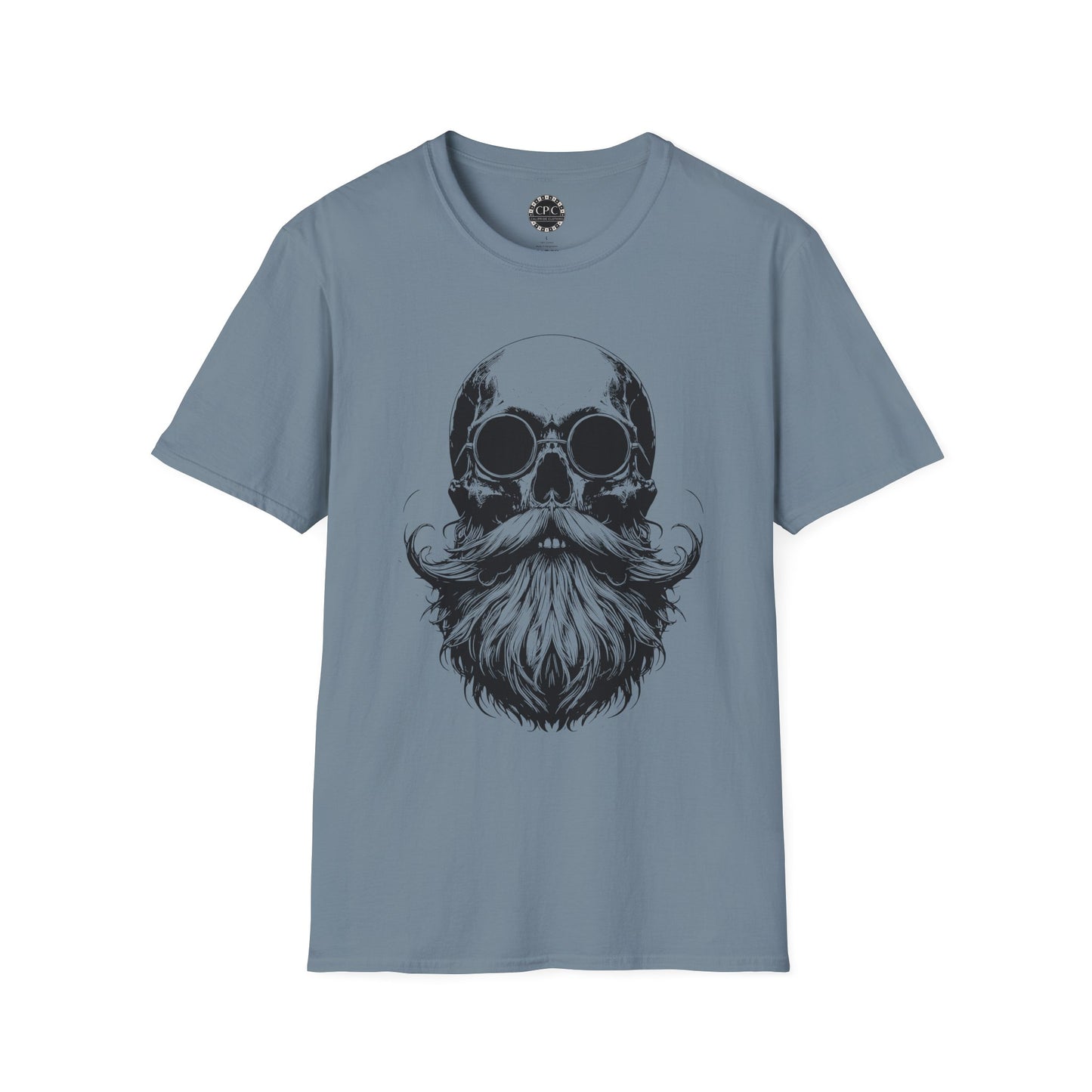 Pacific Works Collection - Vintage Bearded Skull Graphic T-Shirt — CaliPride Clothing