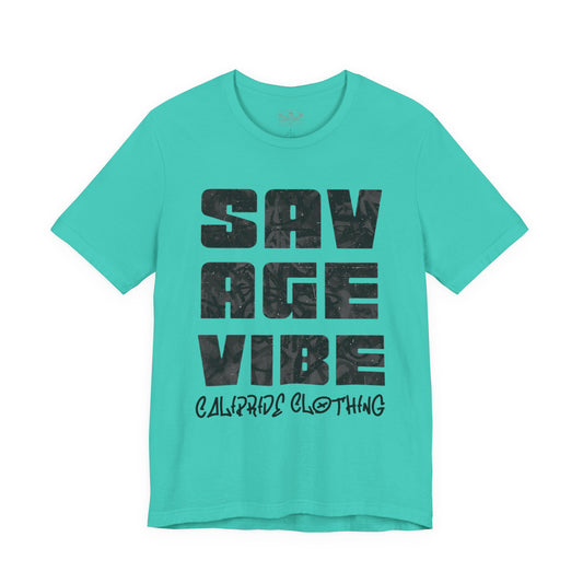 Urban Underground Collection - Savage Vibe Graffiti Block Series, Black & Grey logo — CaliPride Clothing