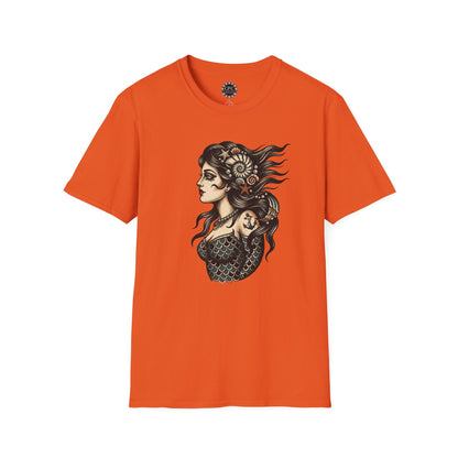 Pacific Works Collection - Vintage Mermaid Graphic T-Shirt — CaliPride Clothing