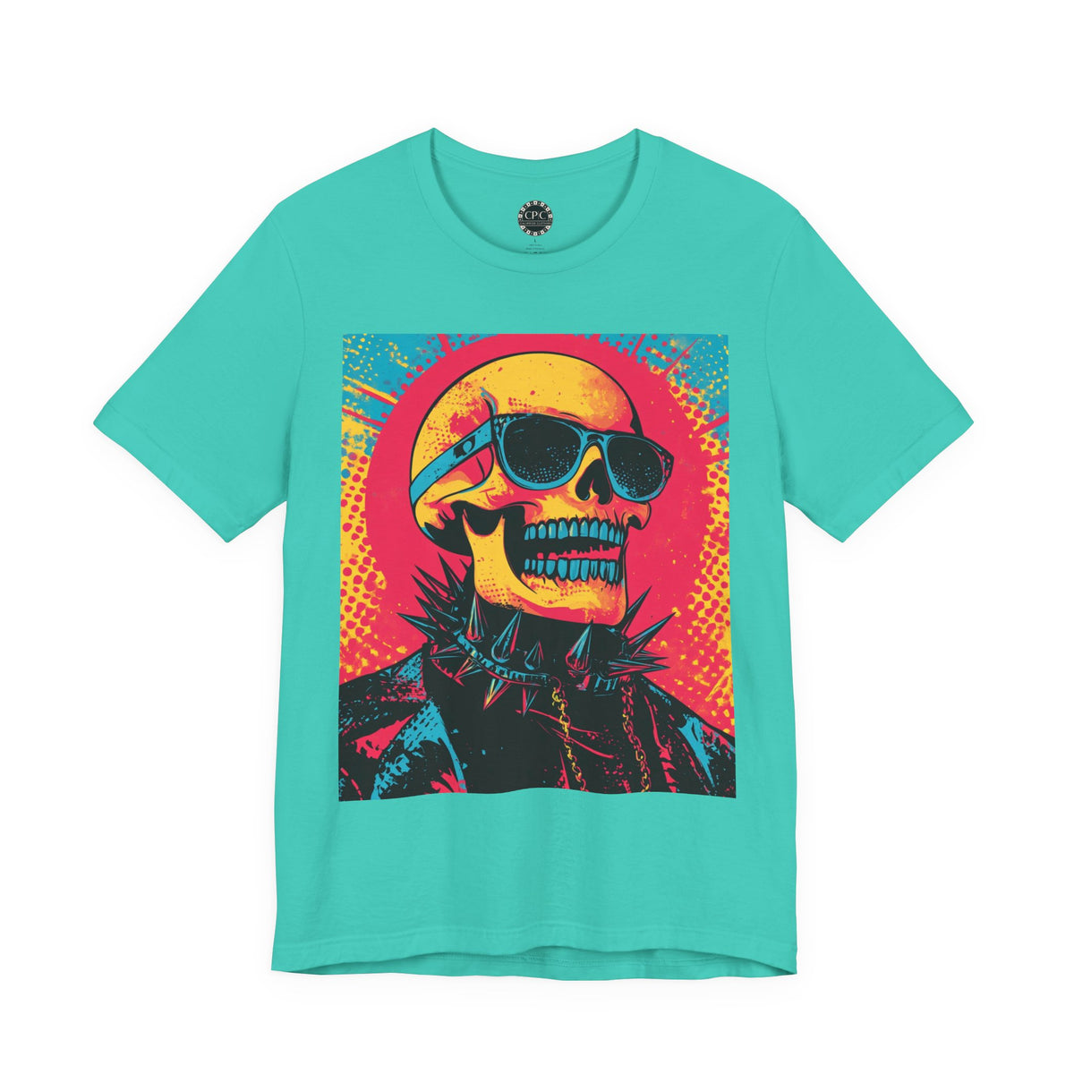Punk Resurrected Collection - Blue Toothed Punk, Retro Graphic T - Shirt - CaliPride Clothing