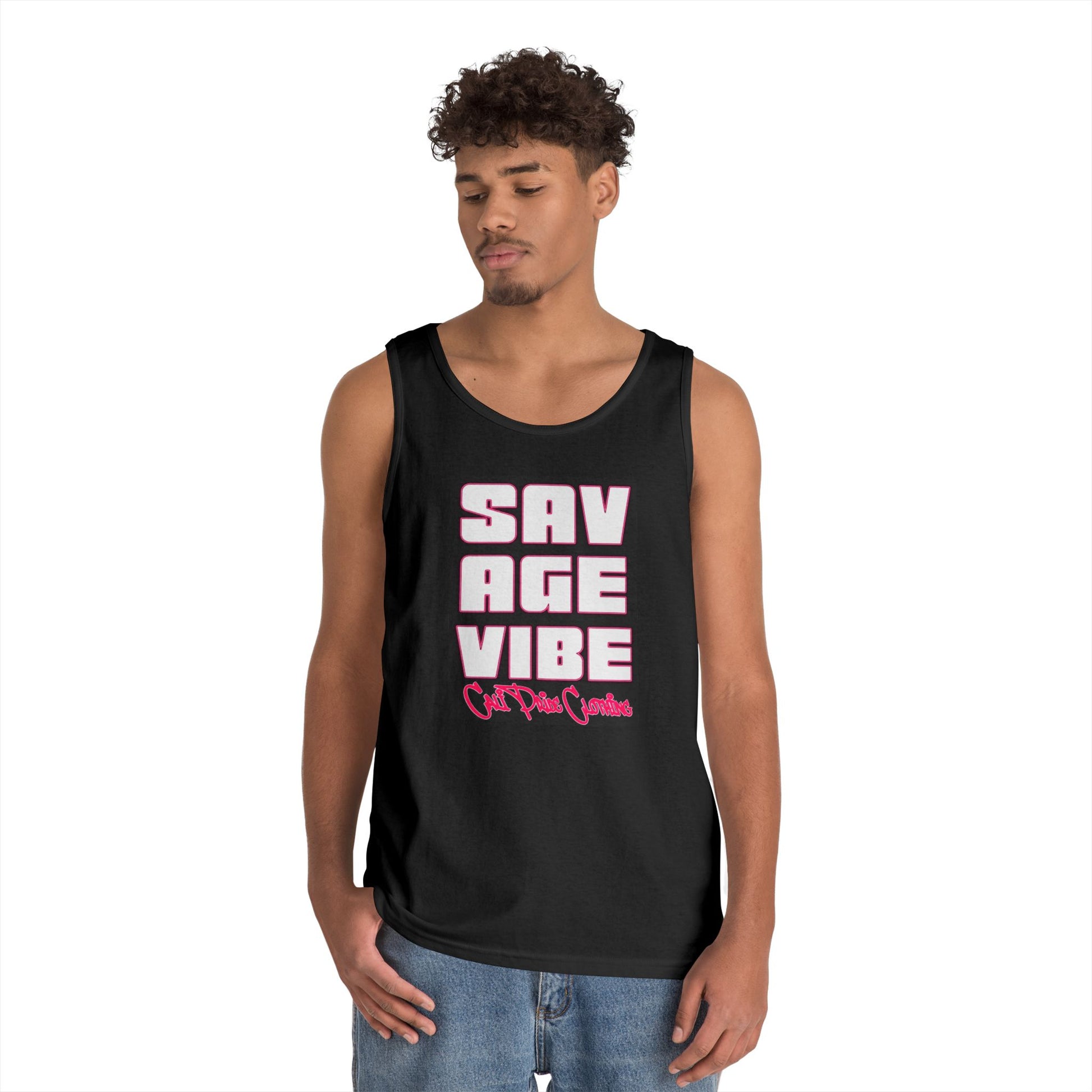 Urban Underground Collection - Savage Vibe Graffiti Block series - Multicolor Tank Tops | CaliPride Clothing