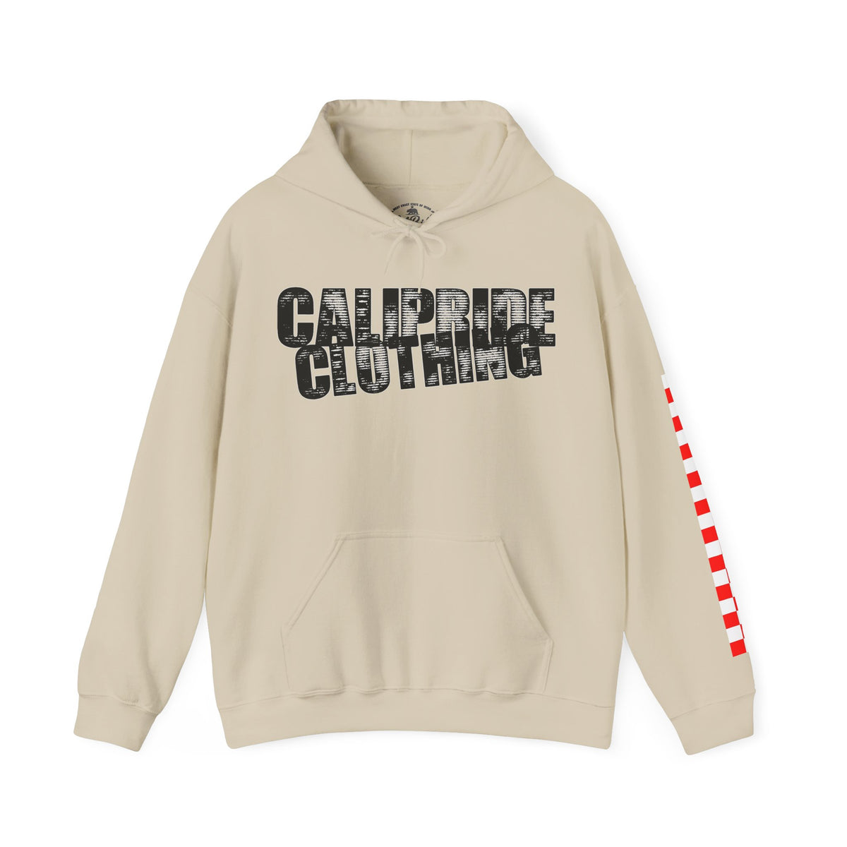 Skate & Surf Collection - Ocean Wave & Checkers Burst, Graphic Hoodie - CaliPride Clothing