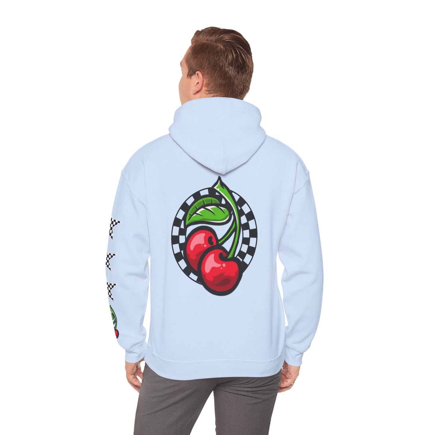 Cherries, Checkers, & Stars Graphic Hoodie | CaliPride Clothing